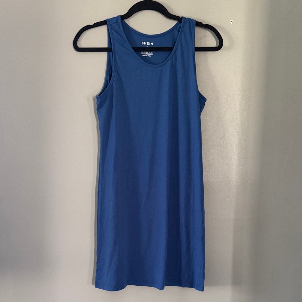 SHEIN Navy Sleeveless Dress